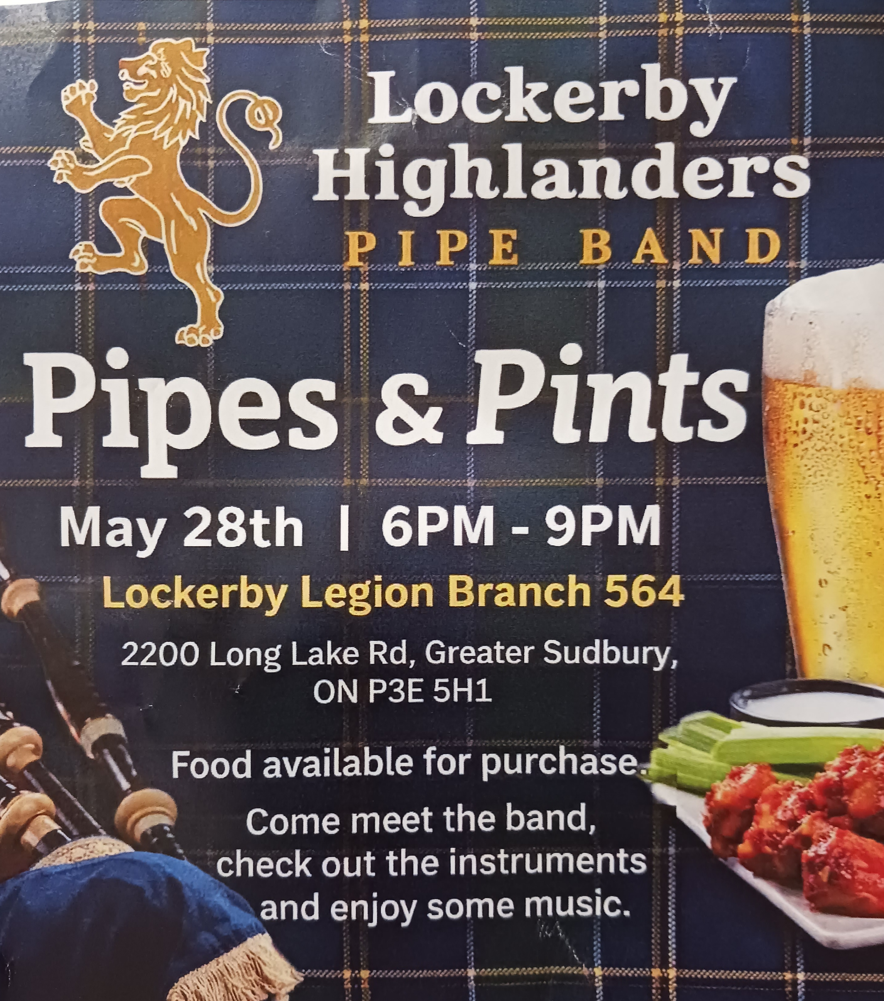 PIPES AND PINTS BY LOCKERBY HIGHLANDERS